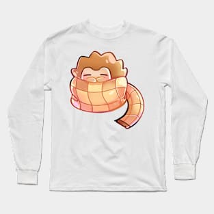 Hedgehog in a Scarf Long Sleeve T-Shirt